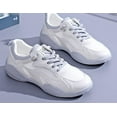 thumbnail image 5 of White Cheer Shoes for Women Breathable Cheerleading Shoes Light Athletic Tennis Walking Cheer Sneakers Girl Cheer Shoes..., 5 of 11