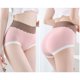 thumbnail image 4 of Gibobby Calzoncillos para mujer alicrados Braguitas de talla grande de encaje para mujer Braguitas sexy de cintura Reúne las líneas de tu cintura y glúteos(Rosa,G), 4 of 4