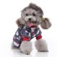 thumbnail image 3 of Pijamas para mascotas con estampado de gato navideño para perros, mono de lana para perros -l Afortunado Sencillez, 3 of 4