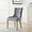Gray, variant on Modway Pose Performance Velvet Dining Chair in Gray