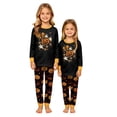 thumbnail image 5 of HTHLVMD Halloween Sleep Set, Long Sleeve Loungewear, Print Pjs, Top Bottom Sleepwear, Halloween Bow Ghost Pumpkin Floral Family Matching Pajamas Set, Long Sleeve Crew Neck 2 Piece Loungewear, 8 Years, 5 of 7