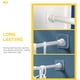 thumbnail image 4 of 6 soportes para barra de cortina de baño, soportes para barra de ducha, 4 of 6