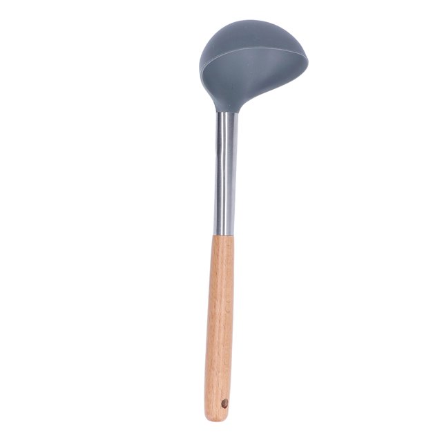Ladel Spoon,Soup Ladle Soft Safe Soup Ladle Silicone Ladle Revolutionary Design