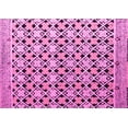 thumbnail image 1 of Ahgly Company Indoor Rectangle Abstract Pink Modern Area Rugs, 2' x 4', 1 of 4