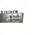 thumbnail image 3 of Mezclador de audio con sonido de karaoke, efectos estéreo y reverberación para sistemas de audio domésticos con micrófono de doble canal. plata, 3 of 8