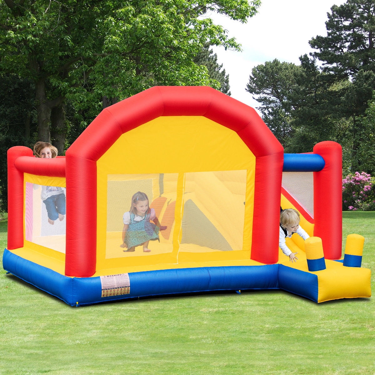 inflatable bouncer and slide