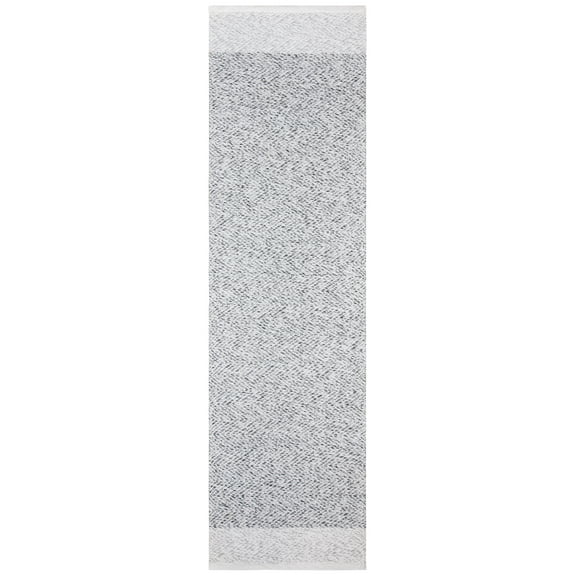 SAFAVIEH Nantucket NAN148H Handmade Ivory / Charcoal Rug