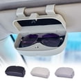 thumbnail image 2 of Car Glasses Box Portable Car Sunglasses Holder In The Car Driving Glasses Holder Eyeglass Case Sun Visor Car Lenses Holder, 2 of 8