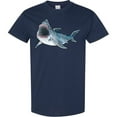 thumbnail image 3 of Inktastic Great White Shark T-Shirt, 3 of 5