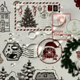 60 Inch Round Merry Christmas Tablecloth, Truck Christmas Tree