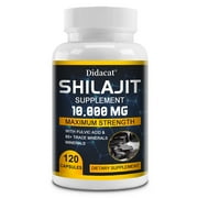 Didacat 1000 mg Shilajit Capsules - Improves cognitive function, energy and endurance