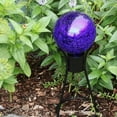 thumbnail image 7 of Achla Designs 6 Inch Gazing Glass Globe Sphere Garden Ornament, Blue, 7 of 7