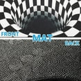 thumbnail image 4 of Optical Illusion Rug 3d Stereo Checkered Vortex Optical Illusions Rug Funny Sens, 4 of 5