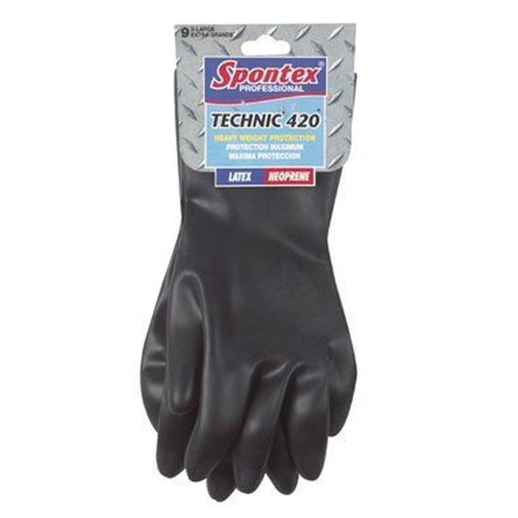 Spontex Neoprene Gloves XL Black 1 pk
