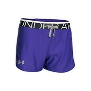 Under Armour Girls Play Up Short, Constillation Purple, YXS