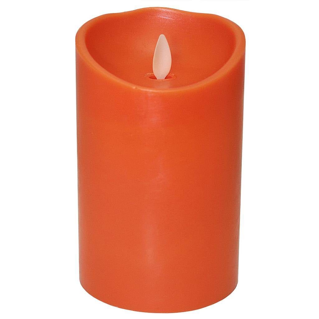 Liown 18040 3.5" X 5" MOVING FLAME ORANGE PUMPKIN SPICE SCENTED