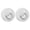 White, variant on NFTIGB D Ring Pad Patch PVC Inflatable Boat Raft Dinghy Canoe Surfboard Kayak Tie Down Fitting Orange[cite: 1]