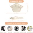 thumbnail image 2 of 4 Pairs-Heel Guards for Shoes,Back of Heel Cushion Inserts,Loose Shoes Too Big,Reusable Adhesive Heel Guards Liners Protect Improved Women Men Shoe Fit&Comfort (4 Black), 2 of 5