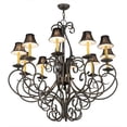 thumbnail image 2 of Meyda Tiffany 120309 Phillipe 10 Light 42" Wide Chandelier - French Bronzed, 2 of 5