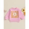 thumbnail image 4 of Rdhnmea Mommy and Me Matching Outfits Cute Bow Mama and Mini Long Sleeve Crewneck Sweatshirt Tops Mother Baby Matching Clothes, 4 of 9