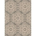 thumbnail image 2 of Art Carpet 29830 8 ft. Plymouth Collection Refreshing Flat Woven Indoor & Outdoor Round Area Rug, Gray, 2 of 4