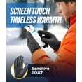 thumbnail image 4 of Guantes de invierno Deemii con aislamiento 3M y compatibilidad táctil, resistentes al agua, 4 of 7