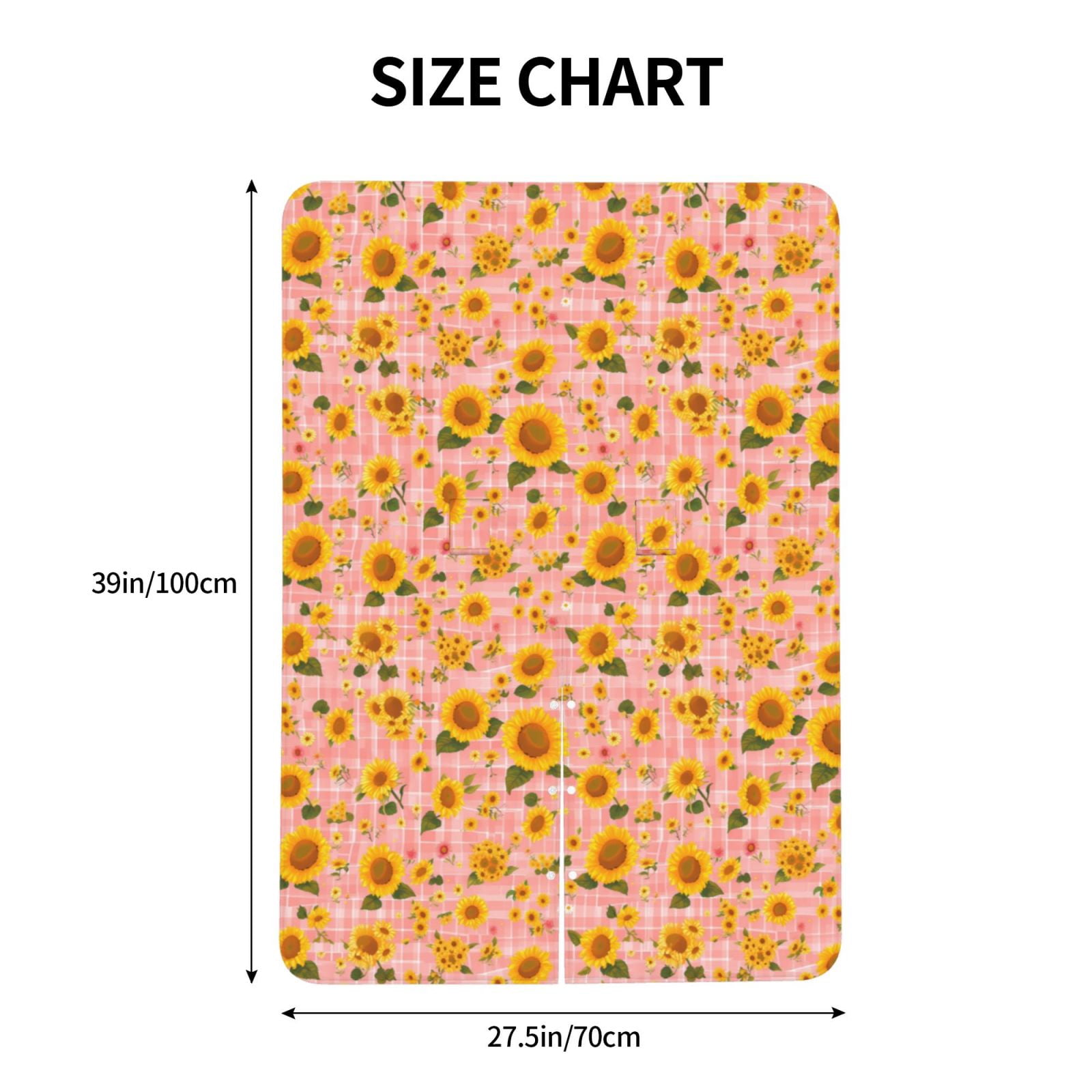 Naloa Plaid Sunflower Baby Car Seat Cover, Breathable Baby Carrier Cover, Multiuse Baby Carrier Cover & Nursing Breastfeeding Cover