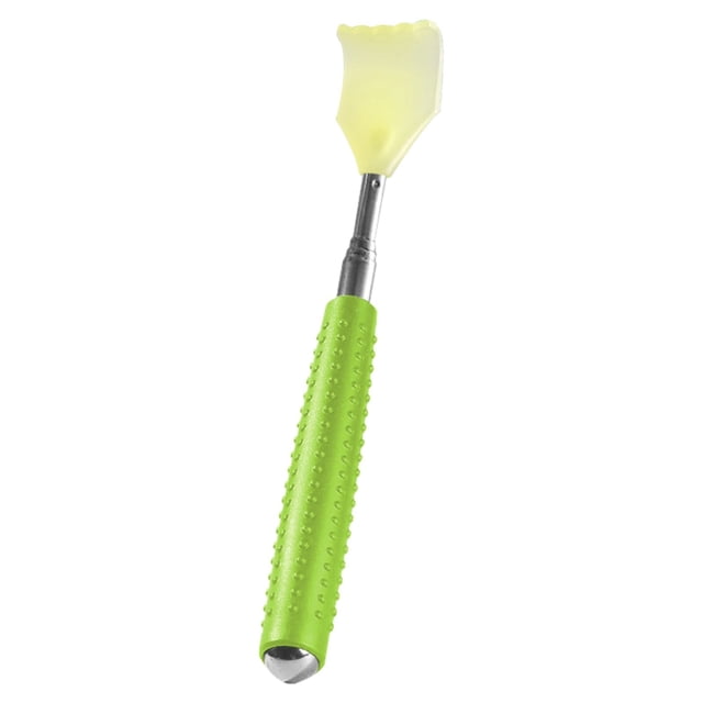 Jierger 1 Pack Extendable Back Scratcher, Back Scratcher for Hand Home Retractable Stainless Backscratchers Multifunctional Massage Tool Life Helper for Adults Men Women