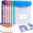 Vertical*6, variant on 11-Hole Expanding File Pockets, Expandable File Folder Document Organizer, Snap Button Label Envelopes, 2 3 4 Ring Binder School Office Storage