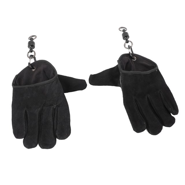Guantes de Barbacoa, Guantes de Parrilla de Cuero Calor para Hombres, Agarre y Estabilidad, Liviano y Portátil para ASAR y PESCAR CON HEBILLA COLGANTE, CAPAS DE VACA DE