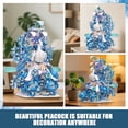 thumbnail image 6 of GOQI Blue Flowers Peacock Building Set for Adults - Creative Animal Botanicals Peacock Bird Toy Home Office Art Deocr, Compatible with Lego, Romantic Gift for Teens Women Girls 14+ (2470 PCS), 6 of 8