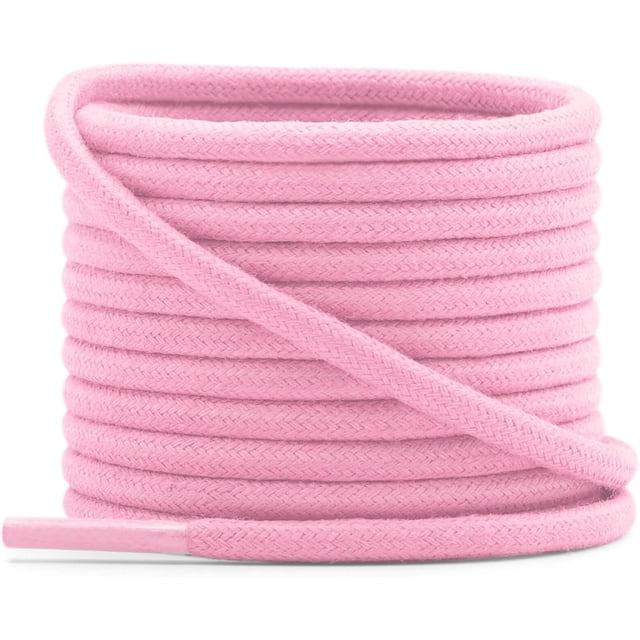 YFINE Lacets Ronds Cirés pour Chaussures Habillées Lacets pour Bottes (2 Paires)
