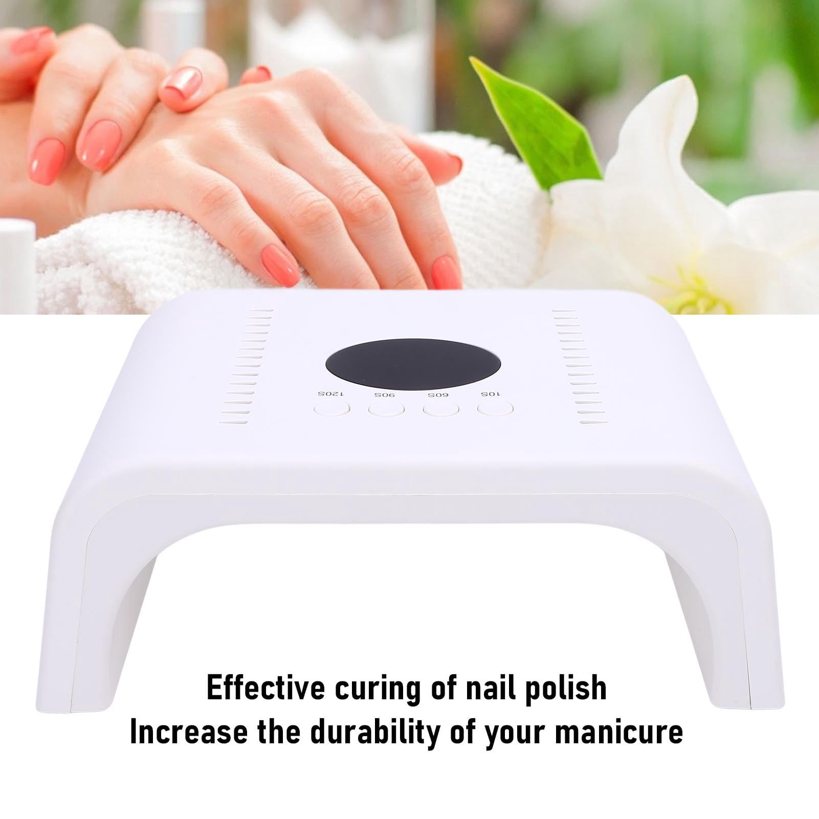 M Buder Premium Portable LED Nail Lamp Fast Curing Nail Dryer Manicure Light Machine with 24pcs Lamp Chips for Home and Professional Salon Use EU Plug
