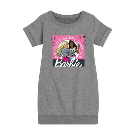 

Barbie - Best Friends - Friends Are the Best Adventure - Toddler And Youth Girls Fleece Dress
