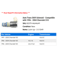 thumbnail image 2 of Auto Trans Shift Solenoid - Compatible with 1996 - 2004 Chevy S10 1997 1998 1999 2000 2001 2002 2003, 2 of 2