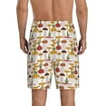 thumbnail image 2 of Yiaed Mushroom for Men's Soft Sleep Pajama Short Lounging Pajama Shorts-3X-Large, 2 of 8