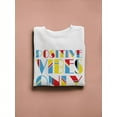 thumbnail image 3 of Positive Vibes Only! Sweatshirt Women -SPIdeals Designs, Female 4X-Large, 3 of 4