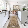 thumbnail image 7 of Washable Rug Runner Vintage Rug Traditional Rug Non-Slip Grey Runner Rugs with Rubber Backing Low-Pile Ultra-Soft Distressed Rug for Kitchen Bedroom 2x6/5x7/6x9/8x10/9x12, 7 of 7