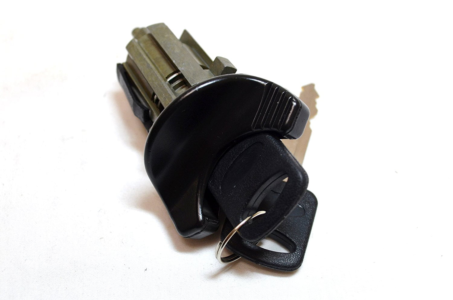 Black Trim PT Auto Warehouse ILC-176L Ignition Lock Cylinder with Keys 