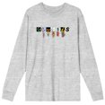 thumbnail image 5 of Genesis Turn It On Again Album Cover Art Crew Neck Long Sleeve Athletic Heather Adult Tee-XXL, 5 of 7