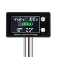 thumbnail image 1 of Battery Monitor 9V-100V Battery Capacity Voltage Meter with LCD Display Backlight Digital Voltmeter Tester For, 1 of 8