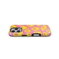 thumbnail image 4 of DesignSkinz Scratch-Resistant Hard Slim Case Compatible with iPhone 15 Pro Max (Compatible with MagSafe) - Groovy Pink Smileys, 4 of 9