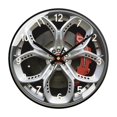 thumbnail image 1 of Reloj de pared redondo con mecanismo en forma de rueda, fácil de leer, ideal como regalo o A, 1 of 9