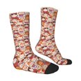 thumbnail image 2 of Goofa Maneki-Neko Cats Printed Men's Crew Socks, Soft Durable Breathable Moisture-Wicking with Odor Control Cotton socks, 2 of 9