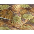 thumbnail image 3 of Ambesonne Floral Quilted Bedspread Set 3 Pcs, Warm Tone Nostalgia Flowers, Queen, Mustard Apricot Redwood, 3 of 4