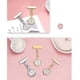 thumbnail image 4 of Qarigey Reloj de bolsillo de aleación de 3 piezas, reemplazo colgante portátil, funcionamiento silencioso, alimentado por batería, relojes de Relojes Color mezclado Qarigey BFH000426-00, 4 of 5