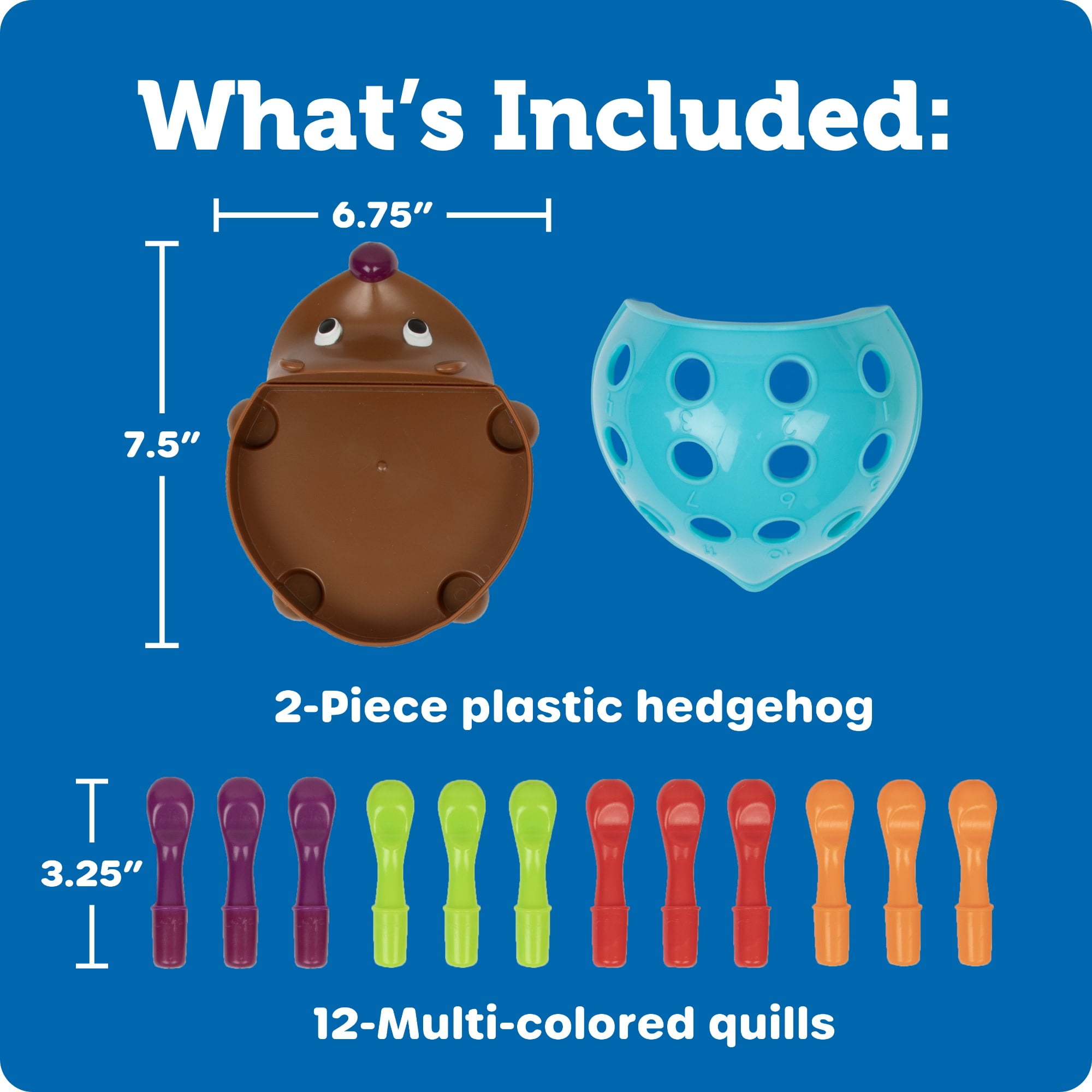 Learning Resources Spike The Fine Motor Hedgehog, Sensory Toys, Montessori, Ages 18 Months +