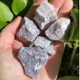 thumbnail image 2 of Raw Rough Lepidolite Crystal Gemstone Large Chunks Healing Reiki Mineral Rocks, 2 of 2