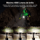thumbnail image 5 of "Luz Para Bicicleta 4000 Lúmenes Impermeable 6 Led  ", 5 of 5