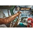 thumbnail image 3 of Bauer, Andreas 18x13 Black Modern Framed Museum Art Print Titled - Che And The Taxidriver, 3 of 5